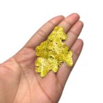 Paetê Pastilha Borboleta 14mm Dourado Holográfico – 20 Gramas - Imagem 2