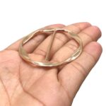 Passante Redondo 40mm Dourado - 1 Und - Imagem 4