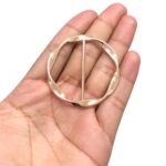 Passante Redondo 40mm Dourado - 1 Und - Imagem 2