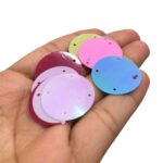 Paetê Pastilha C/ 4 Furos Redondo 25mm - 20 Gramas - Imagem 3