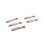 Pingente Peixe Sardinha 40mm C/ Resina Dourado - 1 Und - Imagem 3