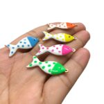 Pingente Peixe Sardinha 32mm Dourado - 1 Und - Imagem 4