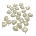 Conta Pingente Concha Do Mar 26mm Acrílico - 20 Gramas
