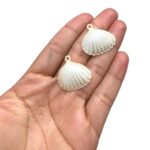 Conta Pingente Concha Do Mar 26mm Acrílico - 20 Gramas - Imagem 2