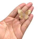Pingente Borboleta 30mm C/ Borda Dourado - 20 Gramas - Imagem 2