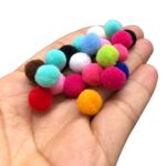 Pompom Sintético 10mm – 100 Unds - Imagem 3