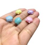 Conta Infantil Concha do Mar 11mm Acrílico - 20 Gramas - Imagem 3