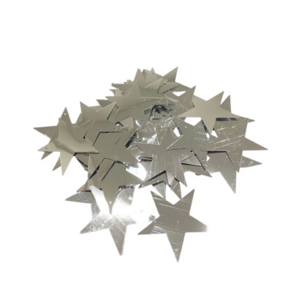 Paetê Pastilha Estrela 46mm Plástico – 20 Gramas