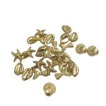 Conta Mix Marítimo Dourado - 20 Gramas