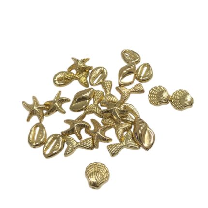 Conta Mix Marítimo Dourado - 20 Gramas