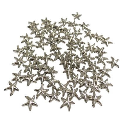 Conta Entremeio Estrela Do Mar 13mm Abs Níquel - 20 Gramas