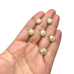 Pingente Concha Do Mar 13mm Abs Dourado - 10 Unds - Imagem 2