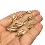 Pingente Búzio 17mm Abs Dourado - 10 Unds - Imagem 4