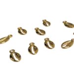 Pingente Búzio 17mm Abs Dourado - 10 Unds - Imagem 3