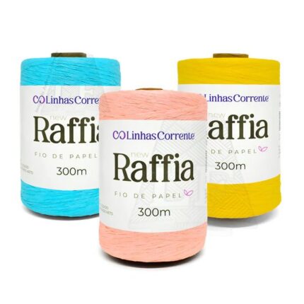 Fio De Papel Corrente New Raffia - 300 Metros