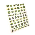 Adesivo Do Brasil P/ Unha - 1 Und