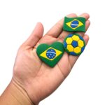 Aplique Emborrachado Bandeira Do Brasil - 1 Und - Imagem 2