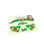 Tatuagem De Rosto Brasil - 1 Und - Imagem 2