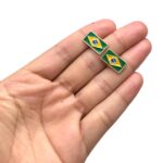 Brinco Bandeira Do Brasil - 1 Und - Imagem 2