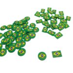 Aplique Emborrachado Bandeira Do Brasil - 1 Und - Imagem 4