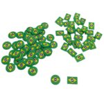 Aplique Emborrachado Bandeira Do Brasil - 1 Und