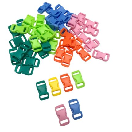 Fecho de Mochila Retangular 15x29mm Plástico - 1 Und