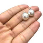 Pingente Pérola 12mm Abs Branco Perolado - 1 Und - Imagem 3