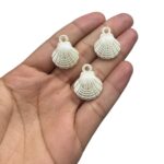 Conta Pingente Concha Do Mar 23mm Acrílico - 20 Gramas - Imagem 2