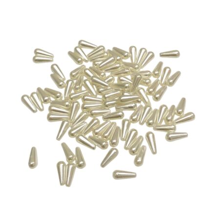 Conta Pérola Gota 6x14mm Abs - 20 Gramas