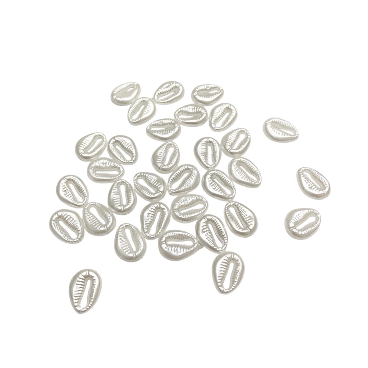 WhatsApp Image 2026-02-25 at 09.53.06 Conta Entremeio Pérola Concha Do Mar 18mm Abs - 20 Gramas - Imagem 1