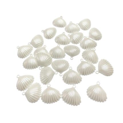 Conta Pingente Concha Do Mar 25mm Abs - 20 Gramas