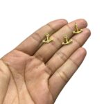 Pingente Âncora 11mm Dourado Exclusivo - 1 Und - Imagem 2