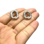 Fecho Mosquetão Oval 20mm Níquel - 1 Und - Imagem 3