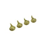 Pingente Concha Do Mar 15mm Dourado Exclusivo - 1 Und - Imagem 3