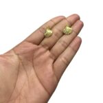 Pingente Concha Do Mar 15mm Dourado Exclusivo - 1 Und - Imagem 2