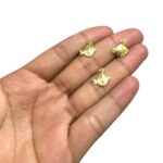 Pingente Peixe 12mm Dourado Exclusivo - 1 Und - Imagem 2