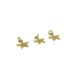 Pingente Estrela Do Mar 12mm Dourado Exclusivo - 1 Und - Imagem 3