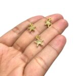 Pingente Estrela Do Mar 12mm Dourado Exclusivo - 1 Und - Imagem 4