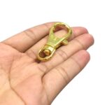 Fecho Mosquetão 50mm Dourado - 1 Und - Imagem 3