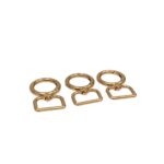 Fecho Redondo 28mm C/Argola Retangular Dourado – 1 Und - Imagem 3
