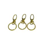 Fecho Mosquetão Oval 38mm C/ Argola - 1 Und