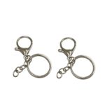 Fecho Lagosta 30mm C/ Argola Níquel - 1 Und