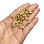 Pingente Coração 7,5mm Abs Dourado Exclusivo - 5 Gramas - Imagem 2