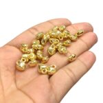 Pingente Coração 7,5mm Abs Dourado Exclusivo - 5 Gramas - Imagem 3