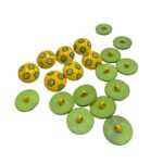 Botão Aplique Bola 21mm Plástico - 1 Und