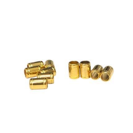 Entremeio Redondo 5x8mm Dourado - 1 Und