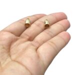 Ponteira Trabalhado 10mm Dourado - 1 Und - Imagem 3