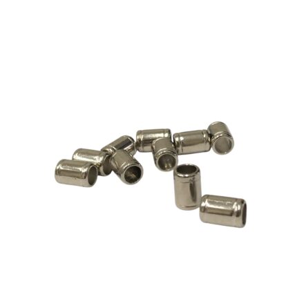 Entremeio Redondo 5x8mm Níquel – 1 Und