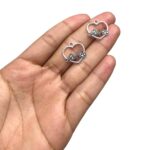 Pingente Coração Vazado 18mm Níquel - 1 Und - Imagem 2