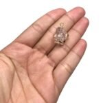 Pingente Pedra Disforme C/ Borda Dourado – 1 Und - Imagem 2